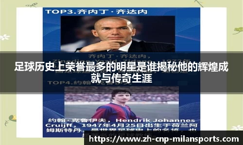 足球历史上荣誉最多的明星是谁揭秘他的辉煌成就与传奇生涯